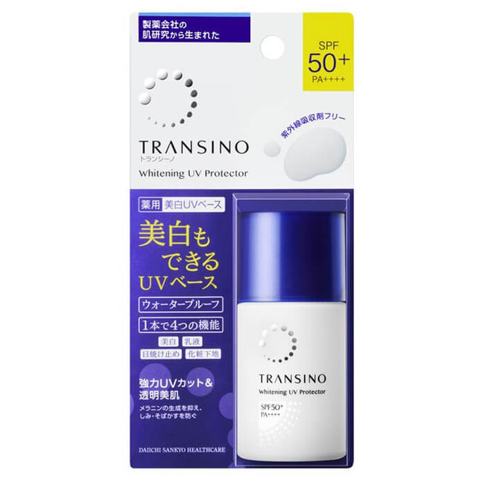 kem chong nang duong trang da transino whitening day protector 40ml nhat ban anh 1