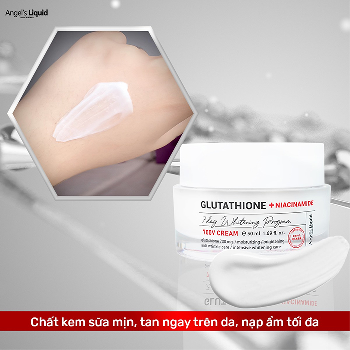 kem duong trang da cao cap 7 day whitening program glutathione 700 v cream anh 001