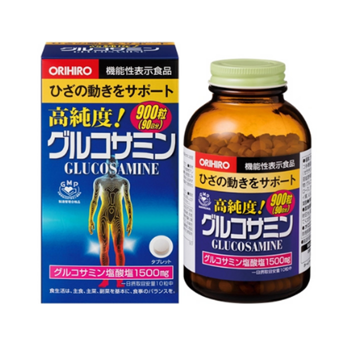 vien bo khop glucosamine orihiro 1500mg 900 vien nhat ban anh 1