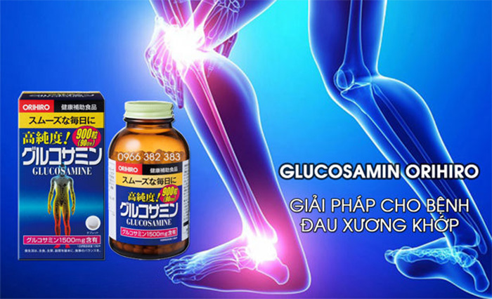 vien bo khop glucosamine orihiro 1500mg 900 vien nhat ban anh 4