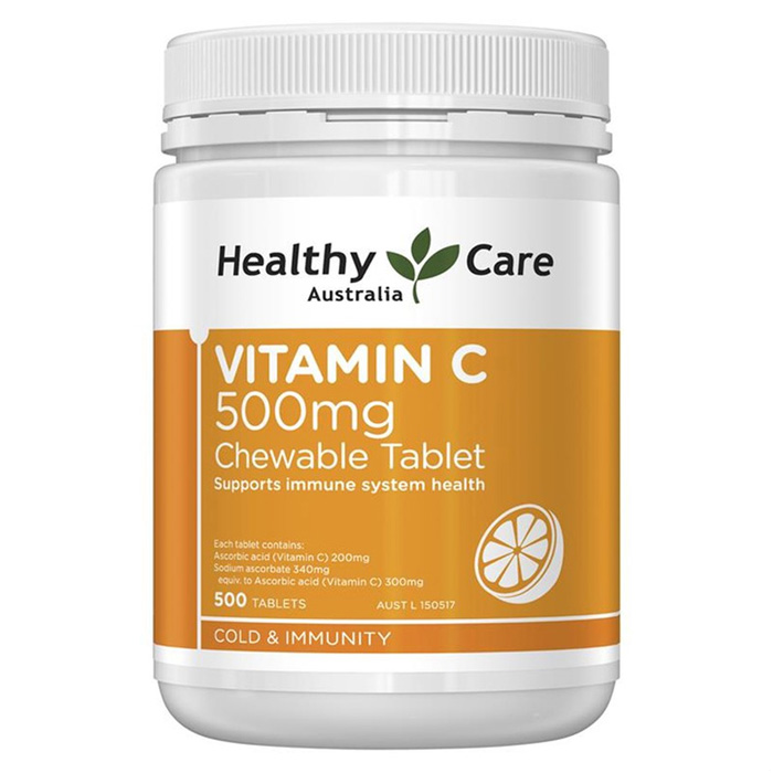 vien nhai bo sung vitamin c healthy care 500mg uc 500 vien anh 1