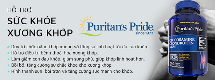 xuong khop glucosamine chondroitin msm puritans pride 240 vien my anh 01