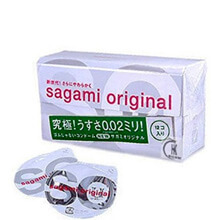 Bao cao su siêu mỏng Sagami Original 0.02 Quick Nhật Bản - Hộp 5 chiếc