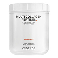 Bột Uống Multi Collagen Peptides 564g giúp trẻ hóa da Codeage của Mỹ