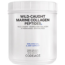 Bột Collagen Cá Thủy Phân Wild Caught Marine Collagen Peptides Type 1 & 3 Codeage của Mỹ 450g