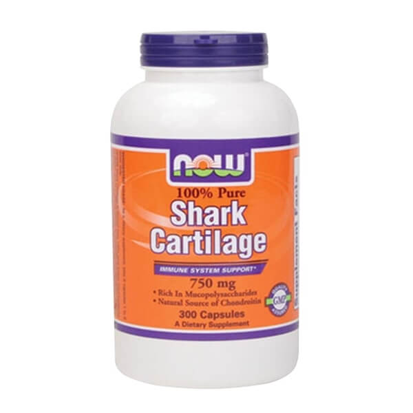 Trị xương khớp Sụn Vi Cá Now Shark Cartilage 300 Viên 750mg Mỹ