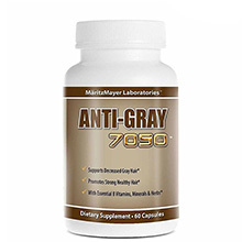 Viên Hỗ Trợ Cải Thiện Tóc Bạc Sớm Anti Gray Hair 7050 MaritzMayer Laboratories của Mỹ hộp 60 viên