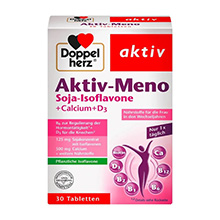 Viên uống Aktiv Meno hỗ trợ cân bằng nội tiết tố nữ và cải thiện sức khỏe giai đoạn tiền mãn kinh - Hộp 30 viên - Đức