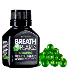 Viên uống thơm miệng Breath pearls 50 viên của Úc 