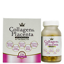 Viên uống trắng da Collagen Placenta 5 in 1 của Nhật 270 viên